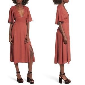 AFRM Zelda Open Back Midi Dress